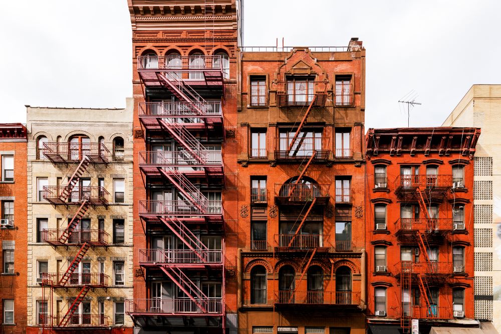 urban apartment buildings